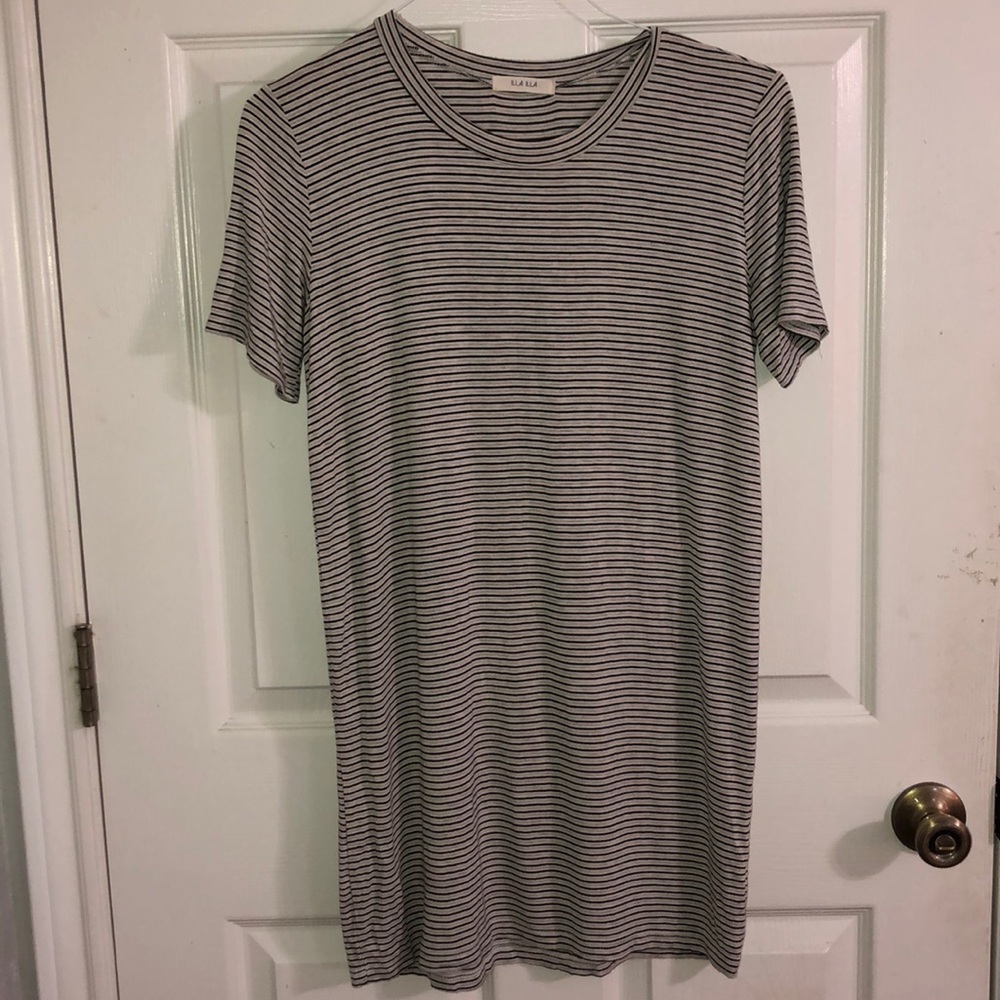 Striped t-shirt Dress